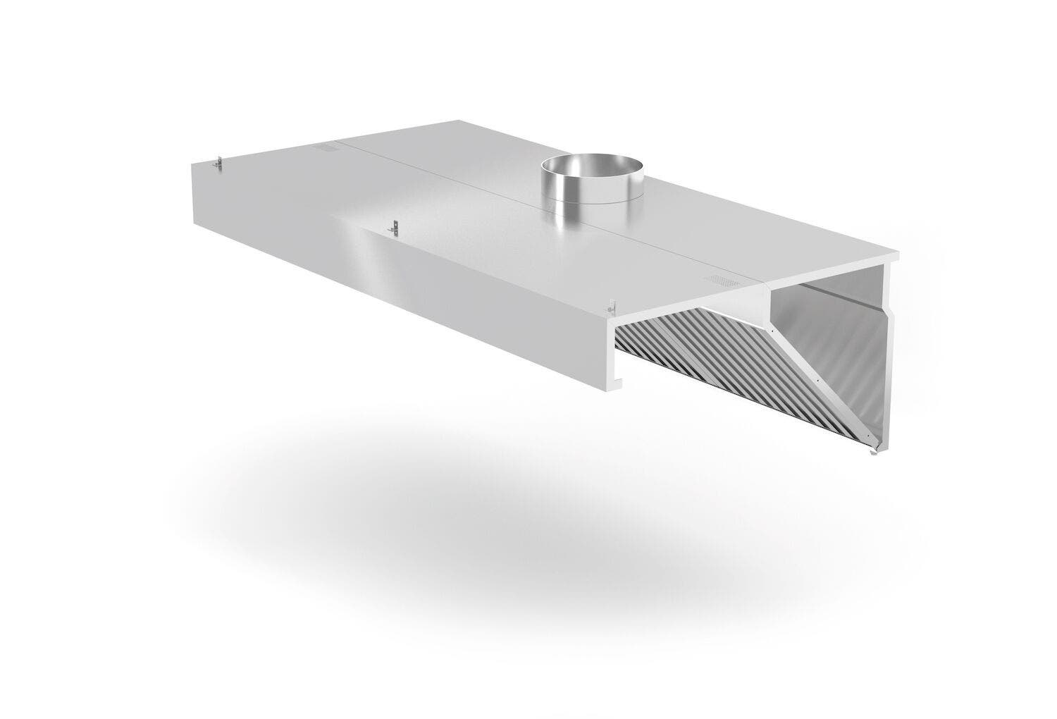 Okap przyścienny skośny HENDI Profi Line bez oświetlenia 1200x700x(H)450mm