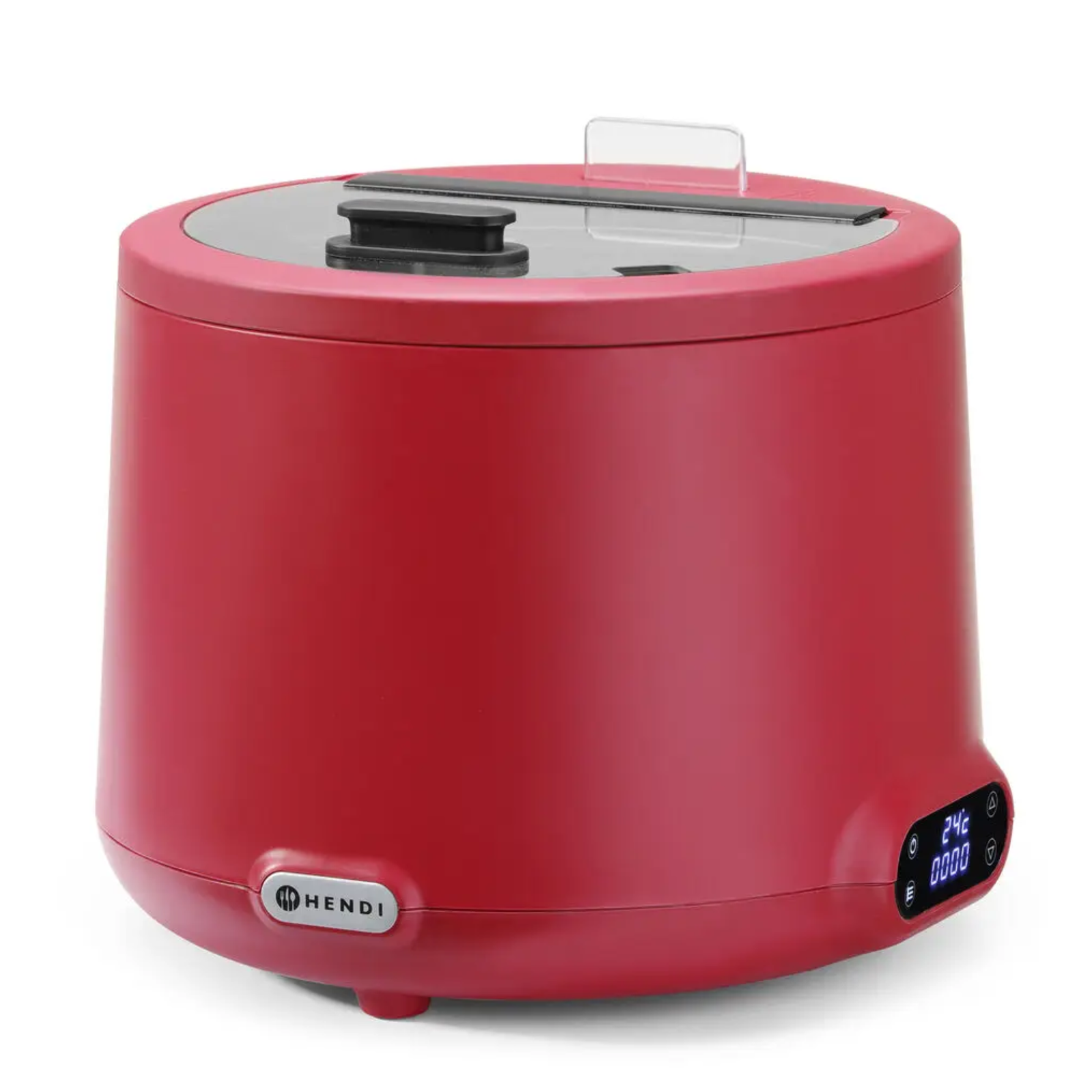 Kociołek do zupy HENDI UNIQ 8L czerwony 220-240V/500W 365x(H)325mm