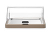 Pojedyncza witrynka chłodząca roll-top Duo, HENDI UNIQ, prostokątna, beżowy 460x355x(H)220mm