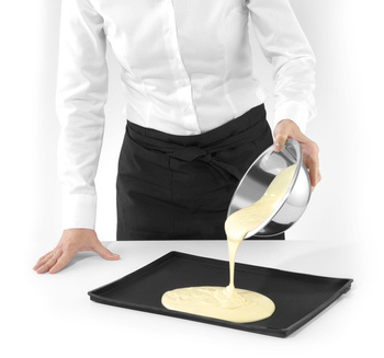 Mata silikonowa do pieczenia nieprzywierająca HENDI czarny 300x400mm