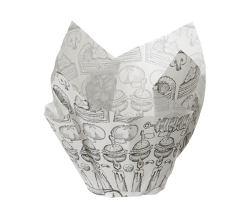 Foremka pergaminowa do frytek i przekąsek HENDI 150 szt. 160x160x(H)50mm