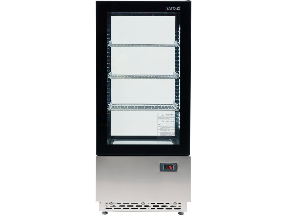 WITRYNA CHŁODNICZA 78L 43X39X98 CZARNA YATO