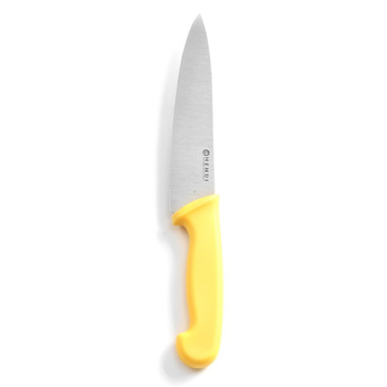 Nóż kucharski HACCP 320 mm, żółty