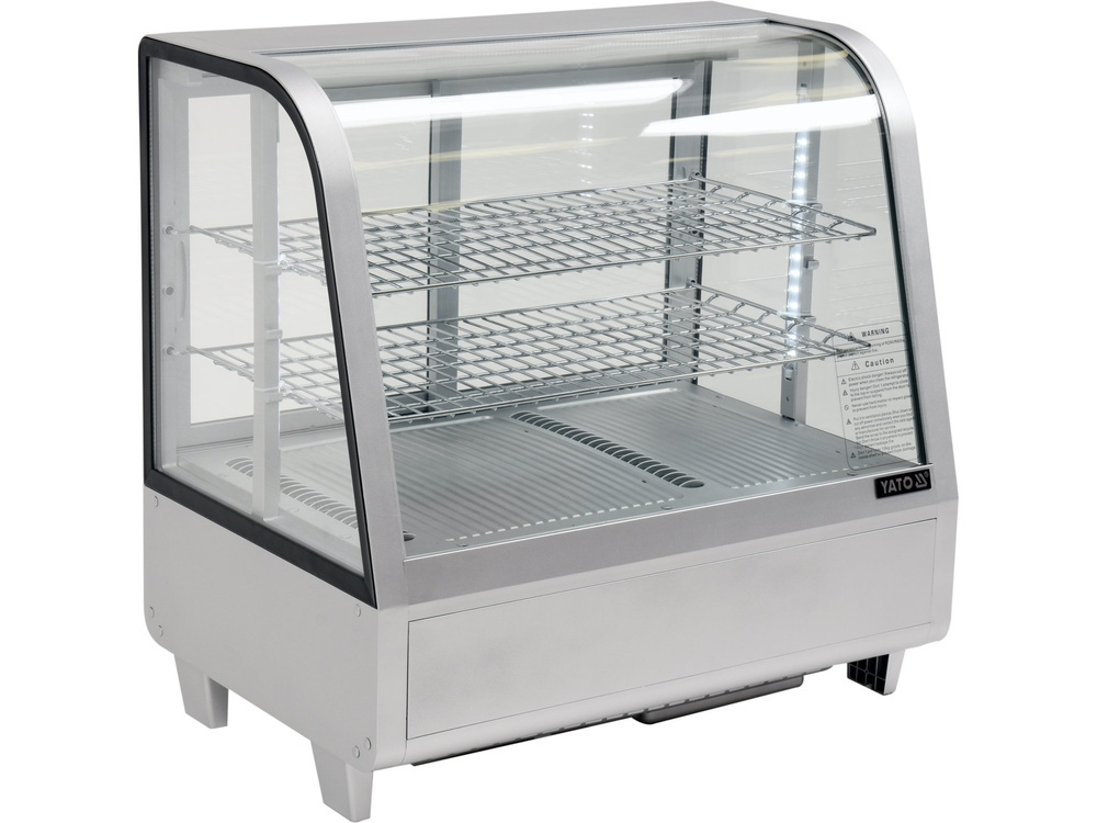 WITRYNA CHŁODNICZA 100L 68X45X67 SREBRNA YATO
