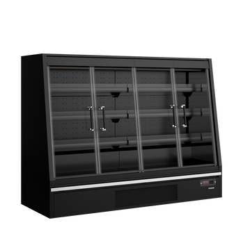 Supermarketowy regał chłodniczy Galaxy+ GPL20FGD Black | TEFCOLD