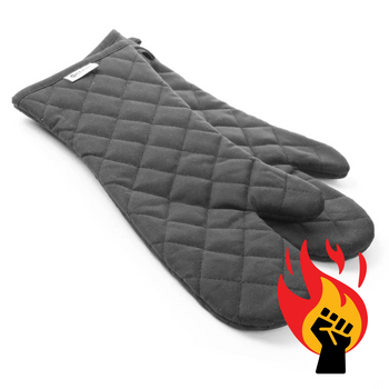 Rękawice ochronne - 2 szt.  HENDI bawełniane z powłoką trudnopalną 2 szt. (L)380mm