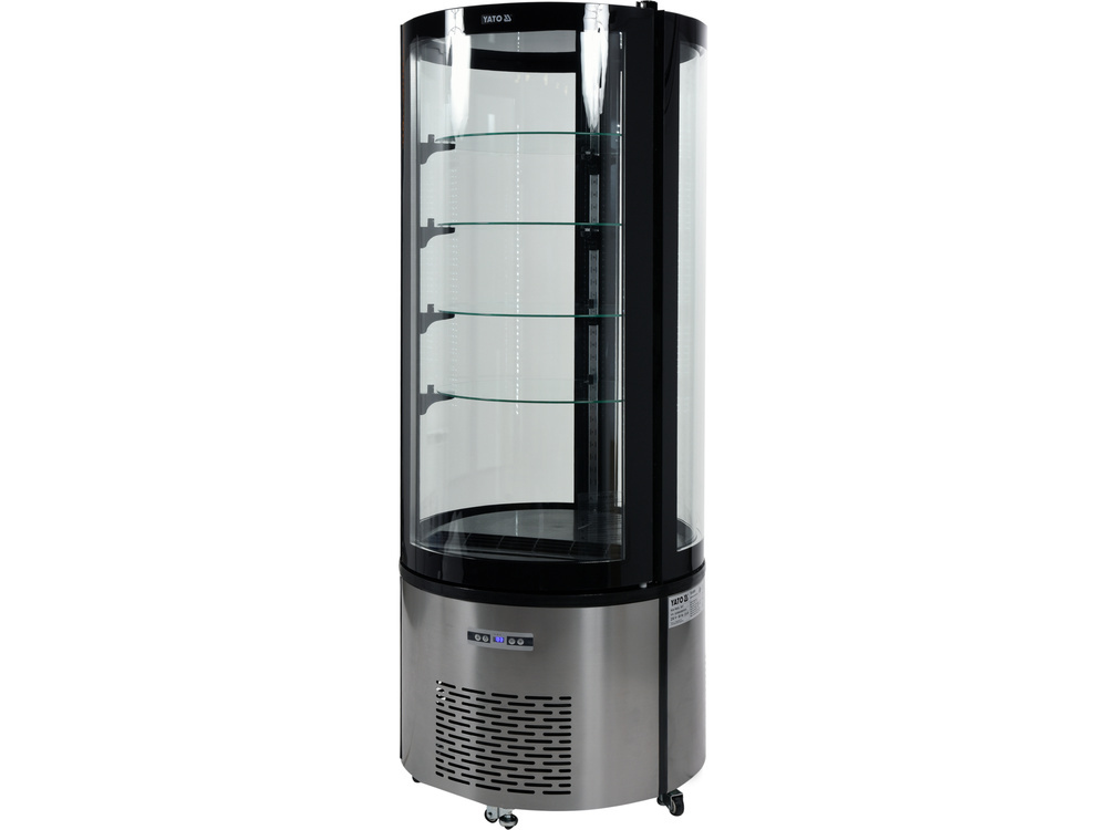 WITRYNA CHŁODNICZA 400L 68X68X175 CZARNA YATO