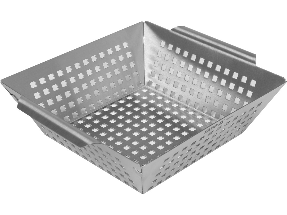 KOSZYK DO GRILLOWANIA, STAL NIERDZEWNA 26X22X7CM YATO