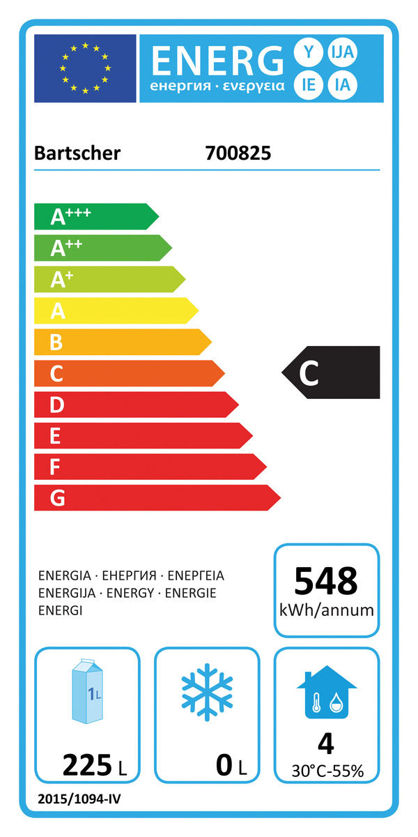 Szafa chłodnicza 335L GN110 Bartscher