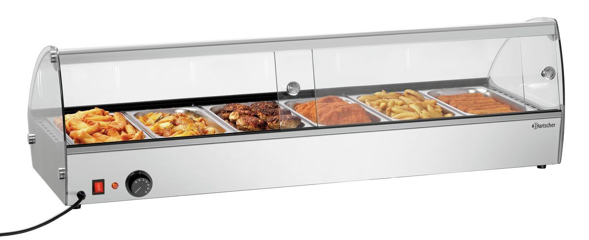 Witryna grzewcza nadstawna R6 6 x 1/3 GN Bartscher