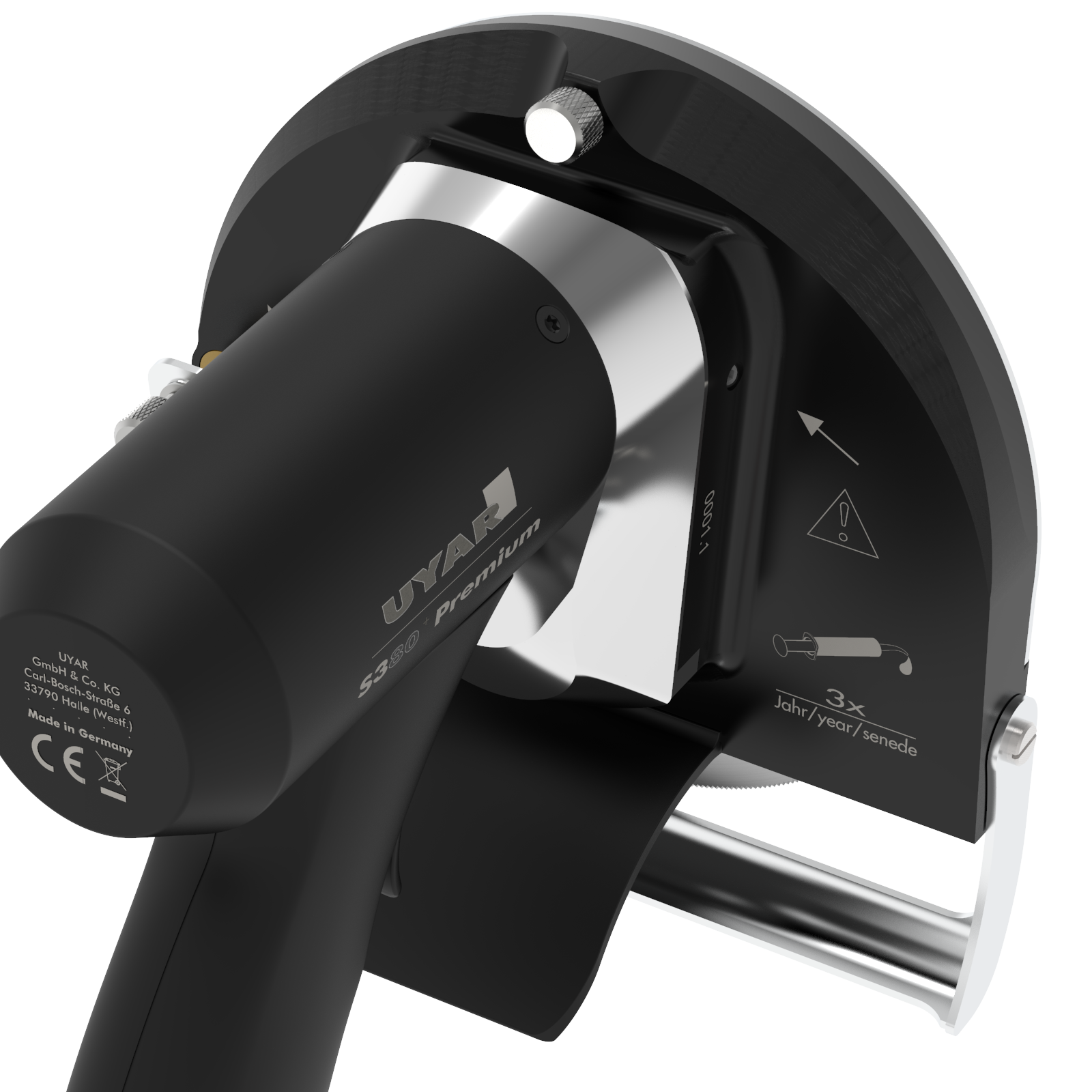 Nóż do kebaba elektryczny UYAR S380+ Premium 2 gen. 120MM IP64 130W