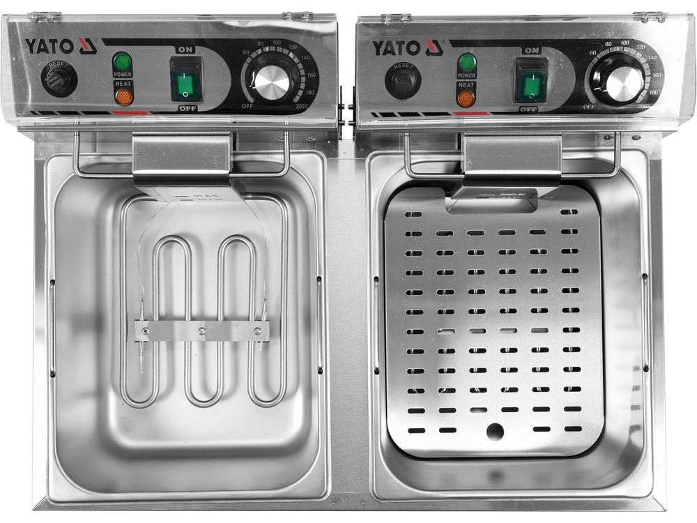 FRYTOWNICA PODWÓJNA 2X6L 2X3KW YATO