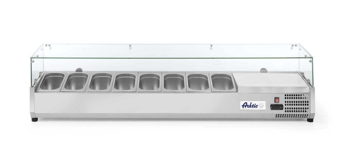 Nadstawa chłodnicza GN 1/4 Arktic 8x GN 1/4 230V/180W 1805x335x(H)460mm