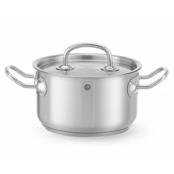Garnek średni z pokrywką HENDI Kitchen Line 1,9L 160x(H)95mm