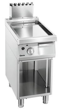 Płyta grillowa gazowa 700, szer. 800, Gładka, OP Bartscher