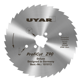 Ostrze ząbkowane 90mm, oryginalne, UYAR ProfiCut Z90 Deluxe (2 gen.)