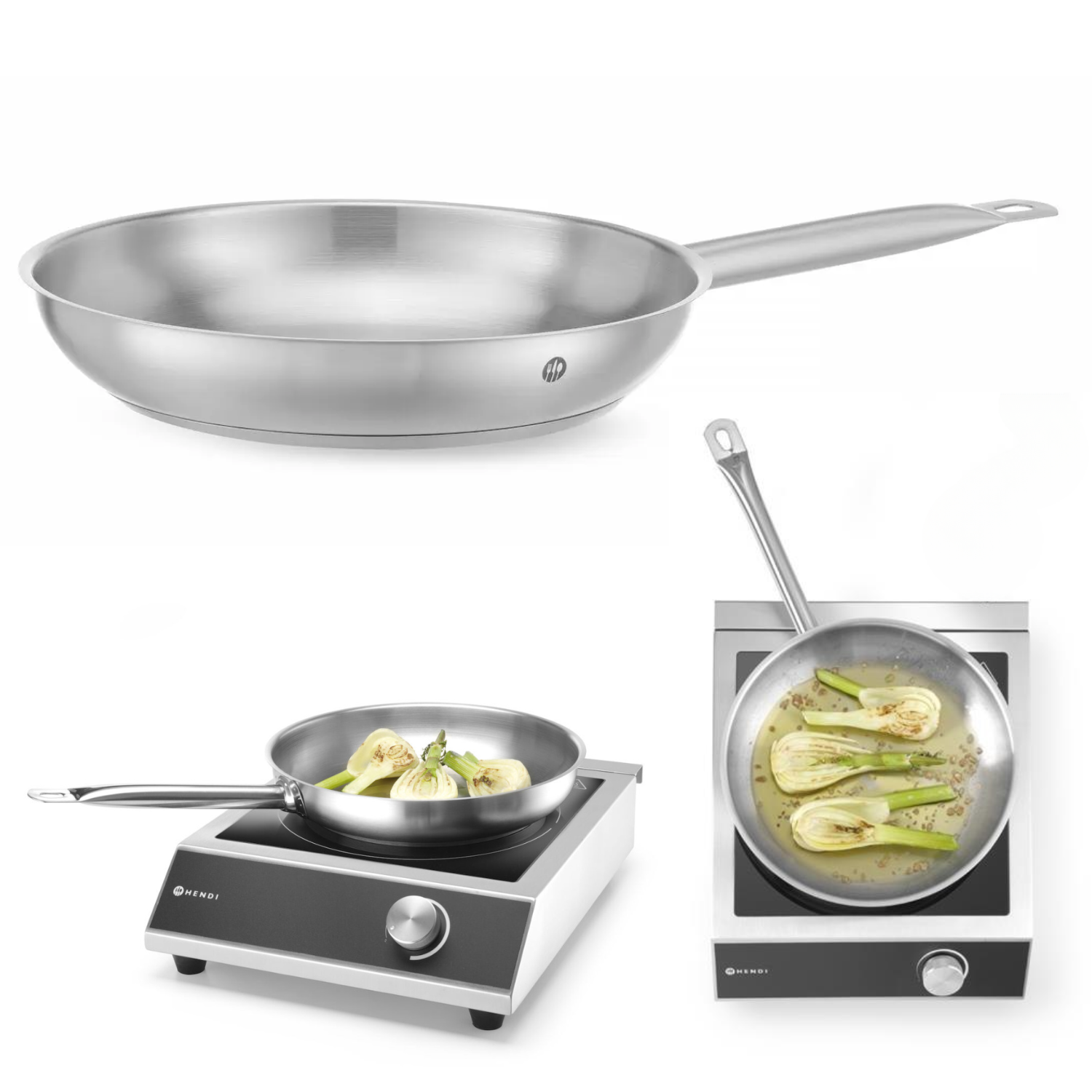 Patelnia bez pokrywki HENDI Kitchen Line 2,7L 28cm 280x(H)50mm