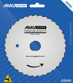 Ostrze ząbkowane PREMIUM 90mm, do noża DOST 90 | AMG Gastro OZD90