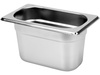 POJEMNIK GASTRONOMICZNY ZE STALI NIERDZEWNEJ GN 1/9 100MM 1L YATO