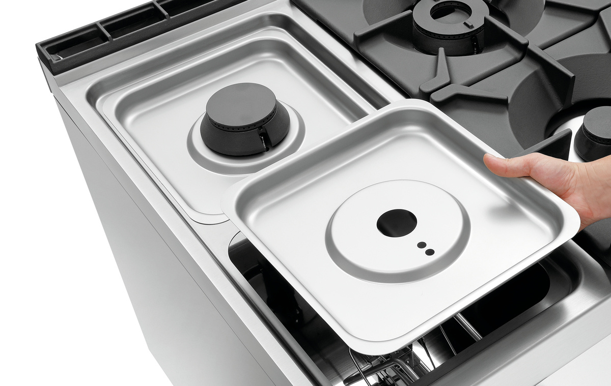 Kuchnia gazowa 6-palnikowa kuchnia z piekarnikiem 2/1GN, NS Bartscher