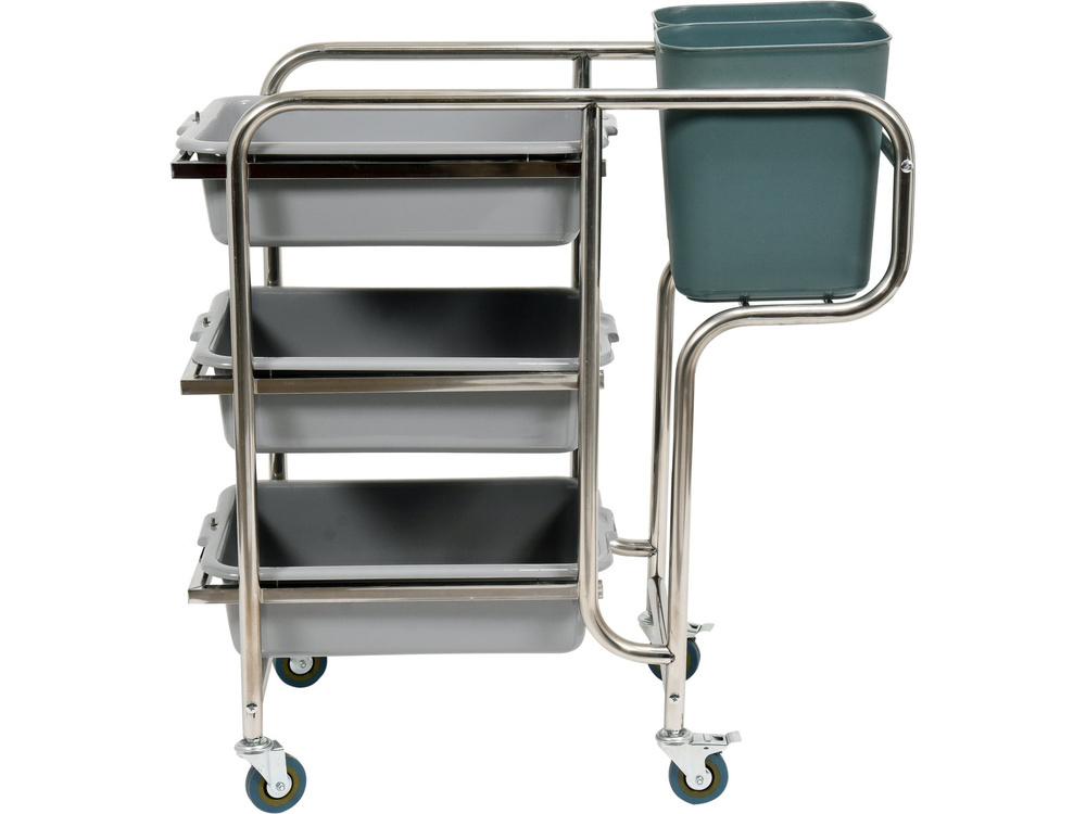 WÓZEK KELNERSKI 3-PÓŁKOWY Z 5 POJEMNIKAMI YATO