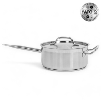 RONDEL Z POKRYWKĄ ZE STALI NIERDZEWNEJ 24X11CM 5L YATO