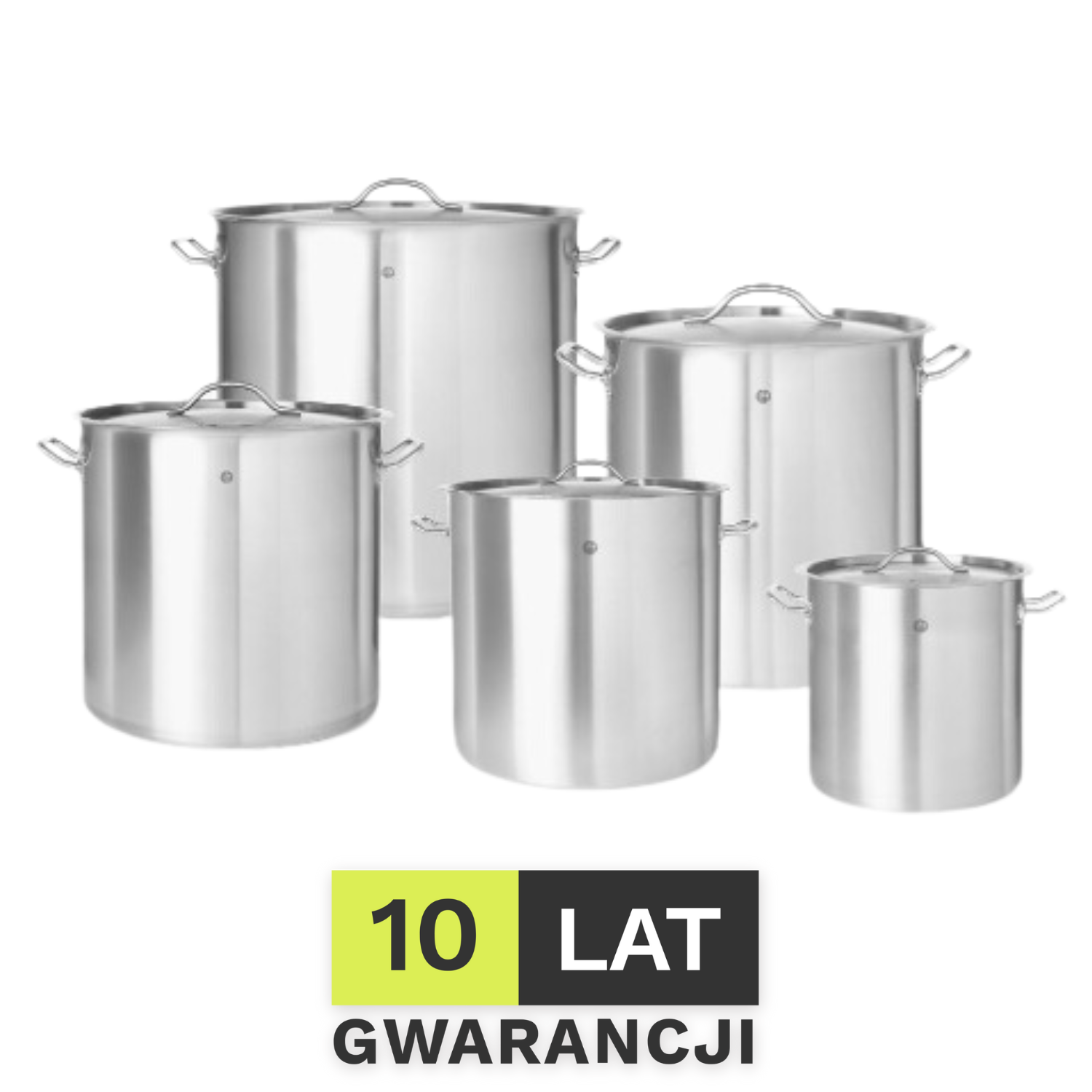 Garnek wysoki z pokrywką HENDI Profi Line 3L 160x(H)150mm