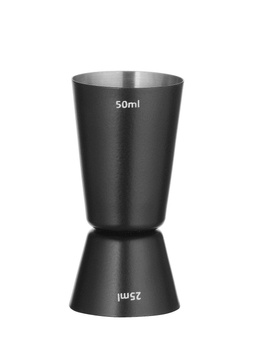 Jigger - miarka barmańska 25/50 ml BarUp czarny 45x(H)86mm