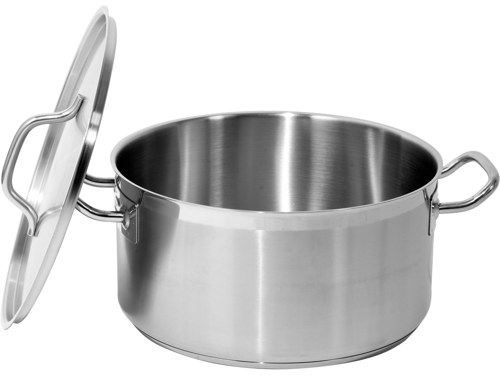 GARNEK NISKI Z POKRYWKĄ ZE STALI NIERDZEWNEJ 32X16CM 12,9L YATO