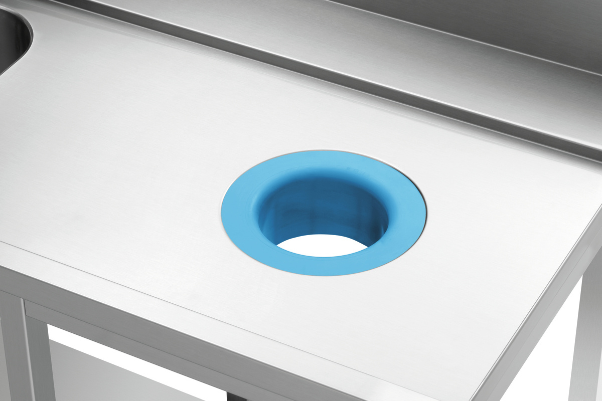 Stół ze zlewem i otworem na odpady KTS5000 Bartscher