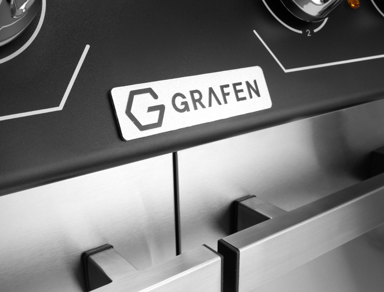 Kuchnia elektryczna gastronomiczna 4 pola okrągłe z szafką | GRAFEN | Linia PERFECTA GREC4C