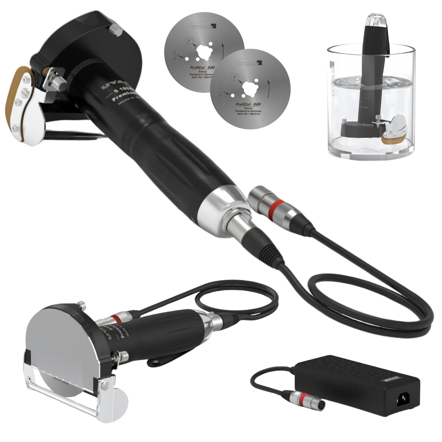 Nóż do kebaba elektryczny UYAR S180 Plus PremiumLine 80MM 130W IP67
