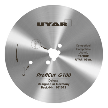 Ostrze gładkie 100mm, oryginalne, UYAR ProfiCut G100 Deluxe (2 gen.)