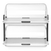 Witrynka Roll top - podwójna HENDI 380x260x(H)355mm