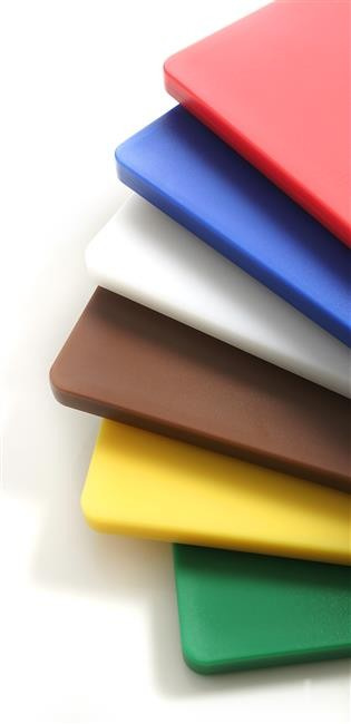 HENDI - Deska do krojenia HACCP GN 1/2, biały, 325x265mm