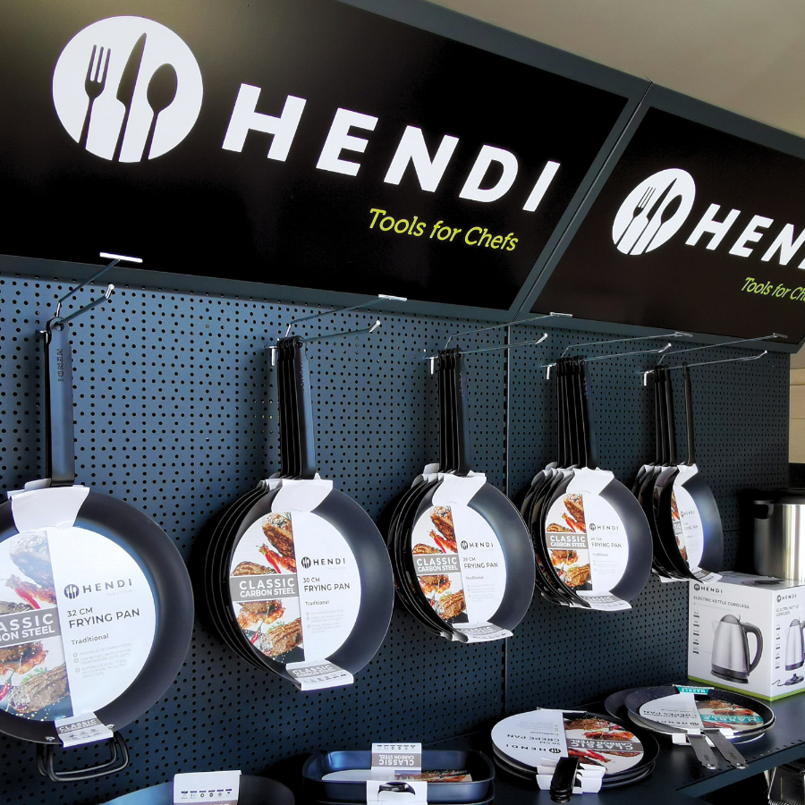 Patelnia ze stali węglowej 32cm HENDI, 327x593mm