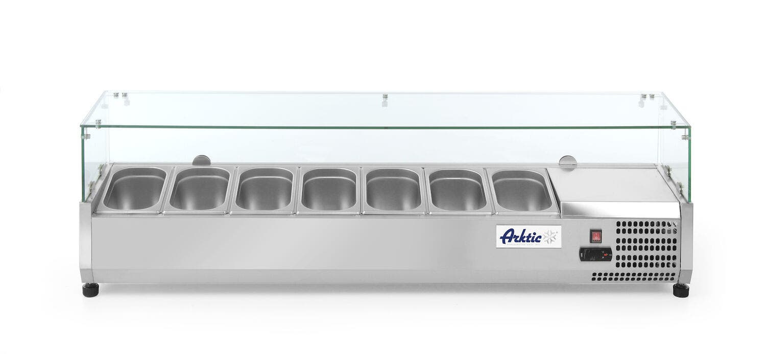 Nadstawa chłodnicza GN 1/4 Arktic 7x GN 1/4 230V/180W 1505x335x(H)460mm