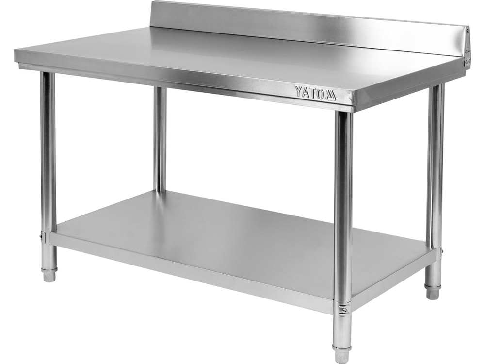 SKŁADANY STÓŁ PRZYŚCIENNY Z PÓŁKĄ 1600X700XH850+100MM YATO