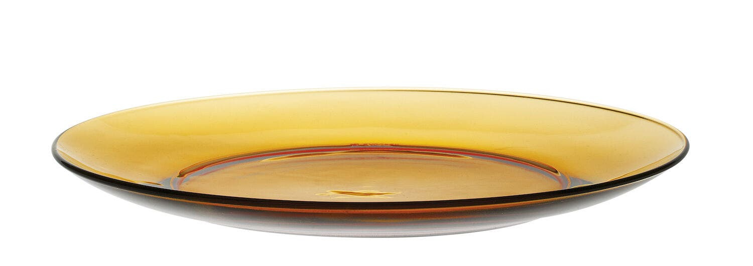 Talerz płytki LYS AMBER Duralex pomarańczowy ø235x(H)20mm