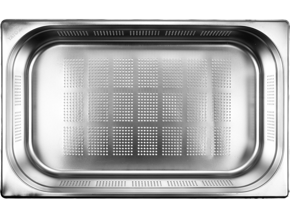 POJEMNIK GASTRONOMICZNY PERFOROWANY ZE STALI NIERDZEWNEJ GN 1/1 100MM 13,5L YATO