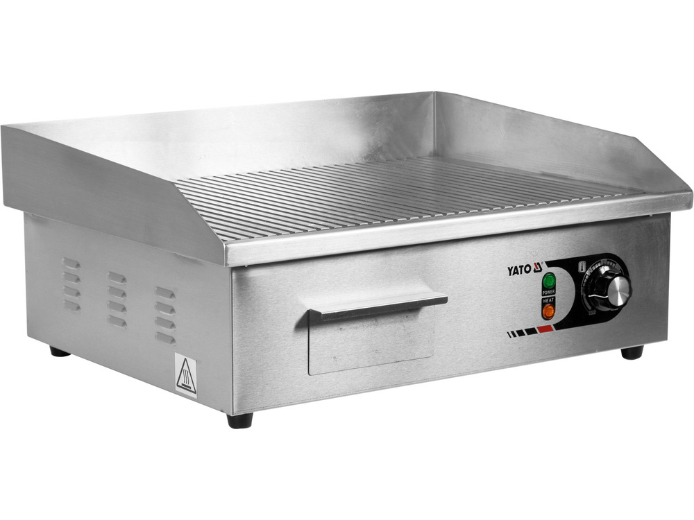 ELEKTRYCZNA PŁYTA GRILLOWA  RYFLOWANA 55CM YATO