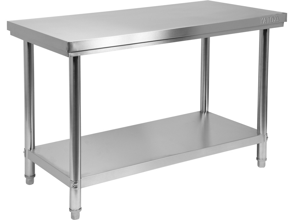 STÓŁ CENTRALNY SKŁADANY Z PÓŁKĄ 1400×700×H850MM YATO