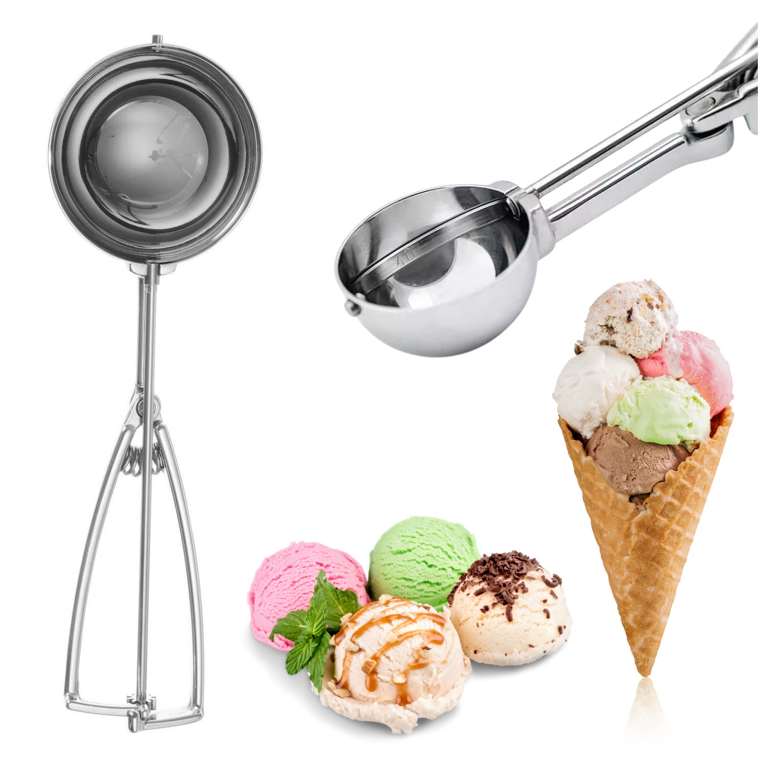 Gałkownica do lodów Stöckel 1/8 80mm