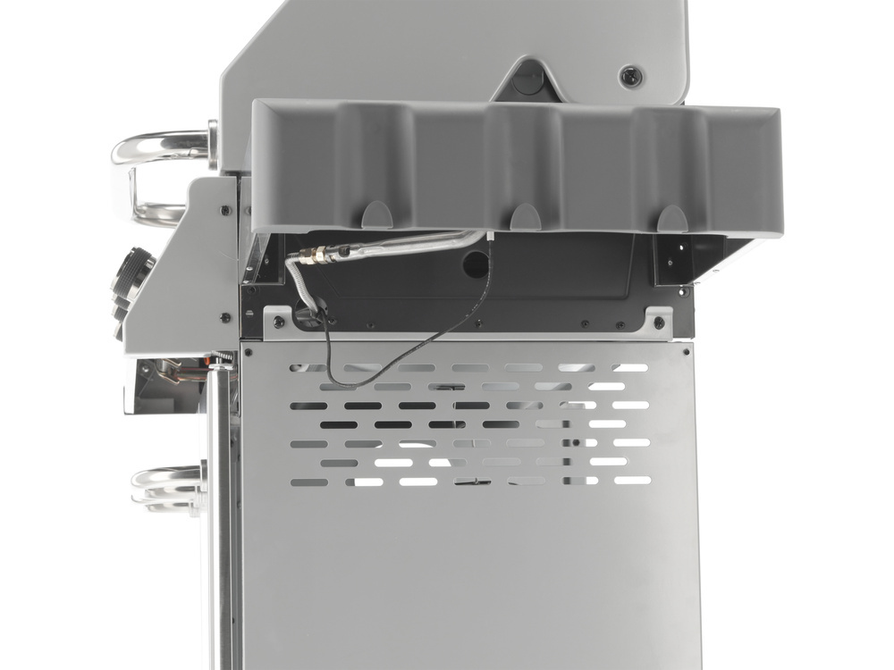 GRILL GAZOWY 3+1 STAL NIERDZEWNA 11,5KW, Z SZYBĄ YATO