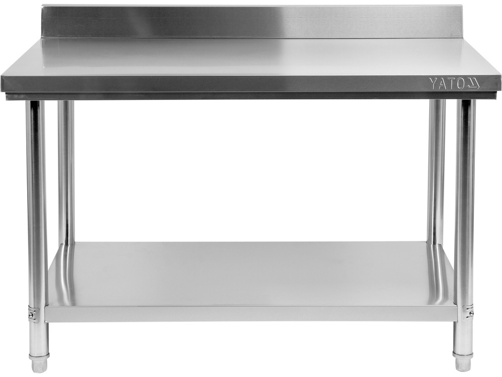 SKŁADANY STÓŁ PRZYŚCIENNY Z PÓŁKĄ 1600X700XH850+100MM YATO