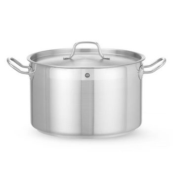 Garnek średni z pokrywką HENDI Profi Line 10L 280x(H)170mm