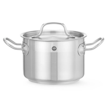 Garnek średni z pokrywką HENDI Profi Line 2L 160x(H)110mm