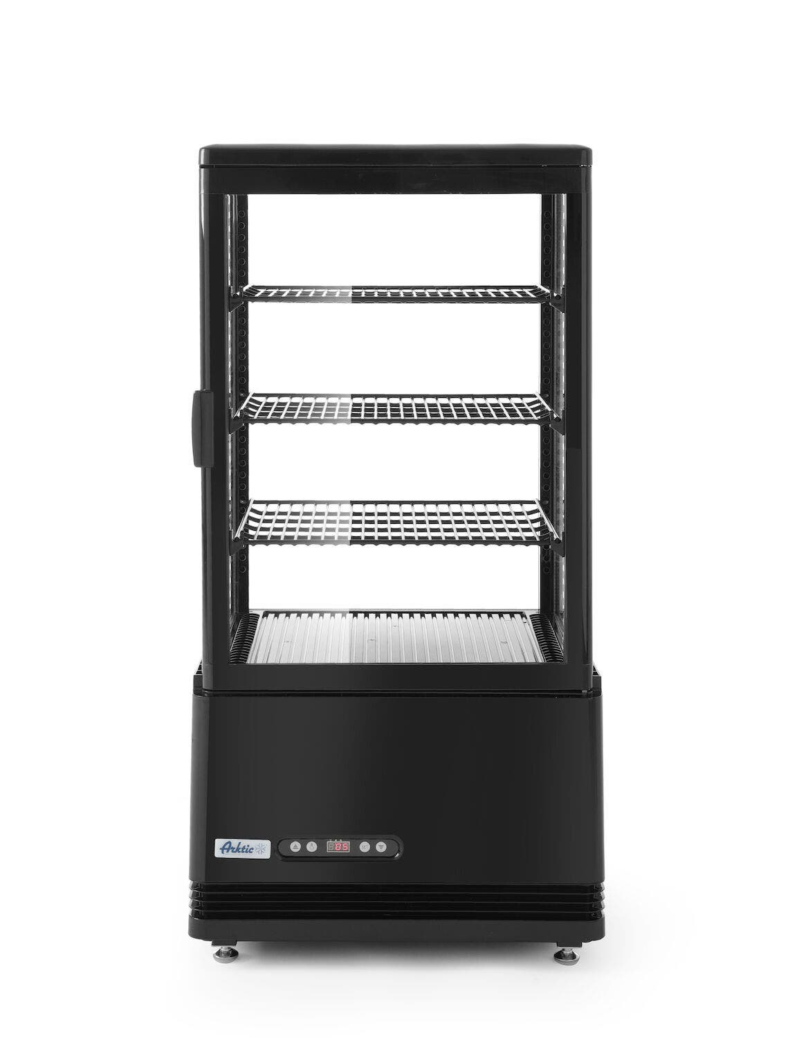 Witryna chłodnicza nastawna 68 l Arktic czarny 230V/170W 444x397x(H)875mm