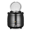 Kociołek do zupy HENDI Kitchen Line 8L czarny, 400W 330x(H)363mm