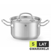Garnek średni z pokrywką HENDI Kitchen Line 1,9L 160x(H)95mm